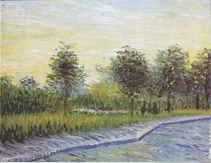 Vincent Van Gogh - Way in the Voyer d'Argenson Park in Asnieres