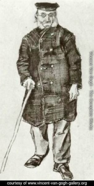 Vincent Van Gogh - Orphan Man with Cap and Stick