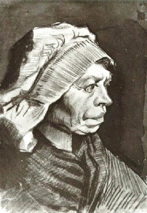 Portrait of a Woman (Head of a peasant woman with bonnet)