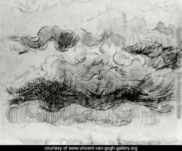 Sketch of Clouds with Colour Annotations