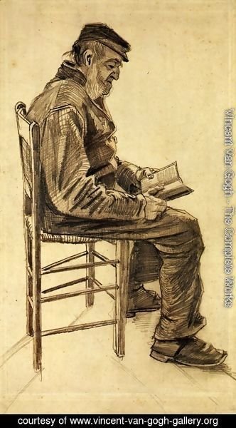 Vincent Van Gogh - Old Man Reading