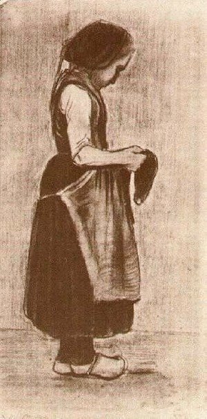 Vincent Van Gogh - Peasant Girl Standing