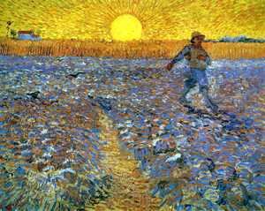 Vincent Van Gogh - The Sower (Sower with Setting Sun)