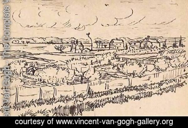 Vincent Van Gogh - La Crau with Peach Trees in Bloom