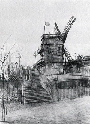 Vincent Van Gogh - Le Moulin de la Galette 4