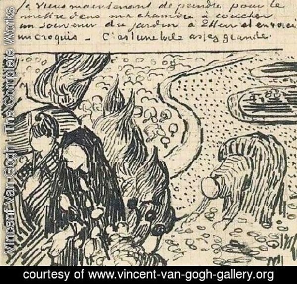 Vincent Van Gogh - Memory of the Garden at Etten 2