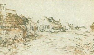 Vincent Van Gogh - Cottages in Saintes-Maries