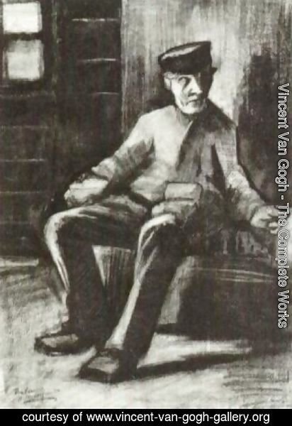 Vincent Van Gogh - Blind Man Sitting in Interior