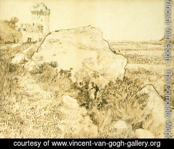 Vincent Van Gogh - Hill with the Ruins of Montmajour