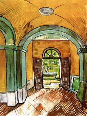 Vincent Van Gogh - The Entrance Hall of Saint-Paul Hospital
