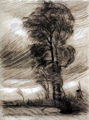 Vincent Van Gogh - Landscape in Stormy Weather