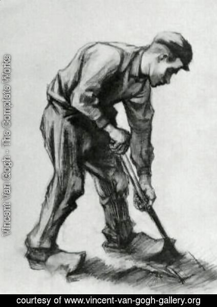 Vincent Van Gogh - Peasant Boy, Digging