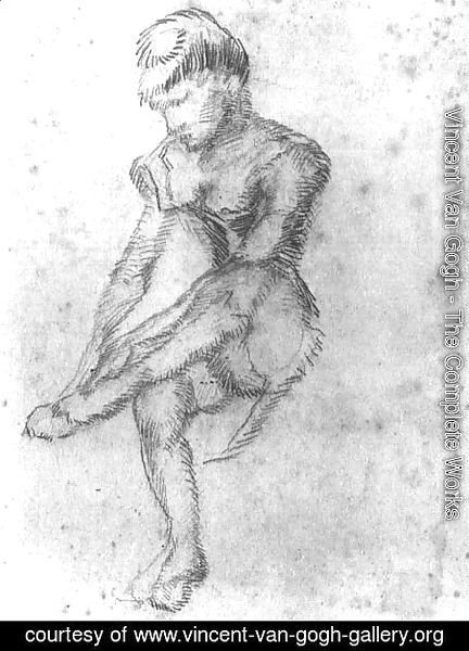Sketch of a Seated Woman