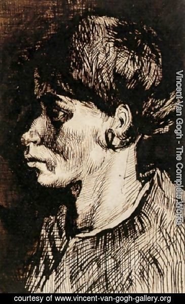 Vincent Van Gogh - Head of a Woman 24