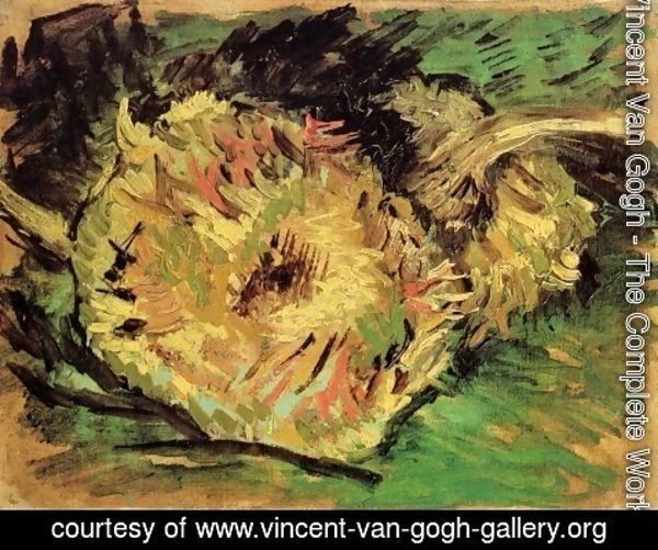 Vincent Van Gogh - Two Cut Sunflowers 2