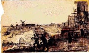 Vincent Van Gogh - View of Montmartre