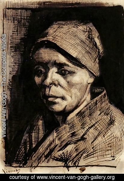 Vincent Van Gogh - Head of a Woman 25