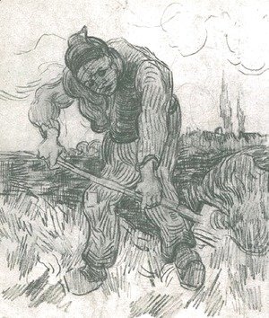 Vincent Van Gogh - Peasant Digging 2