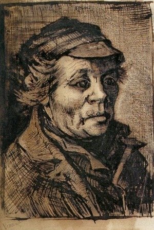 Vincent Van Gogh - Head of a Man 8