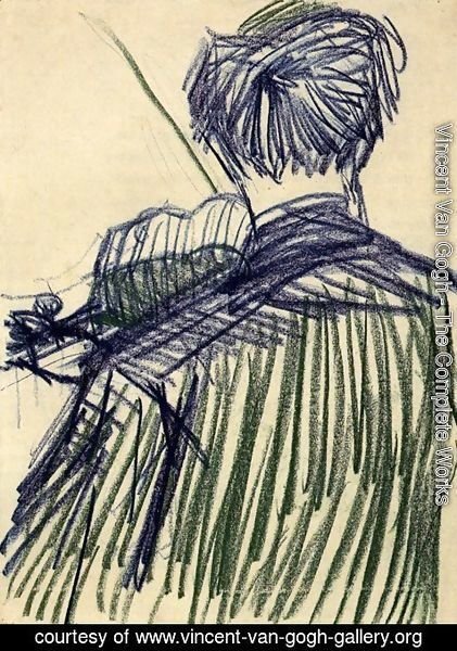 Vincent Van Gogh - Violinist Seen from the Back