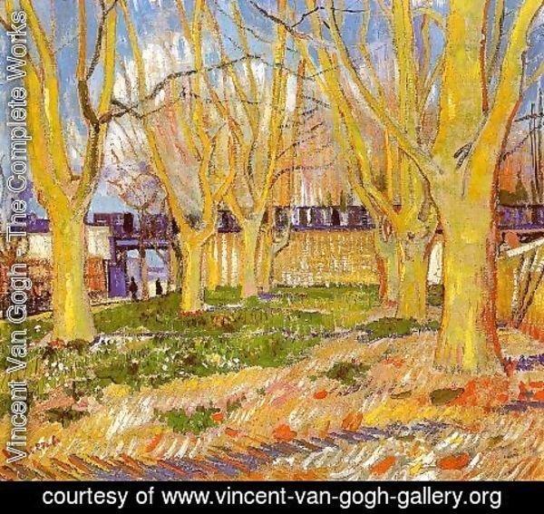 Vincent Van Gogh - Avenue Of Plane Trees Near Arles Station