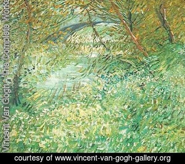 Vincent Van Gogh - Banks Of The Seine With Pont De Clichy In The Spring