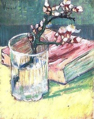 Vincent Van Gogh - Blossoming Almond Branch In A Glass With A