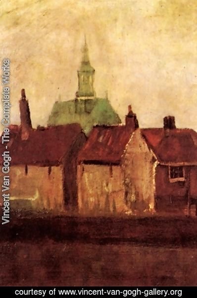 Vincent Van Gogh - Cluster Of Old Houses With The New Church In The Hague