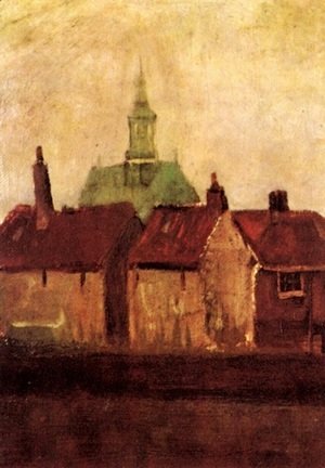 Vincent Van Gogh - Cluster Of Old Houses With The New Church In The Hague