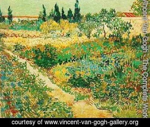 Vincent Van Gogh - Flowering Garden With Path