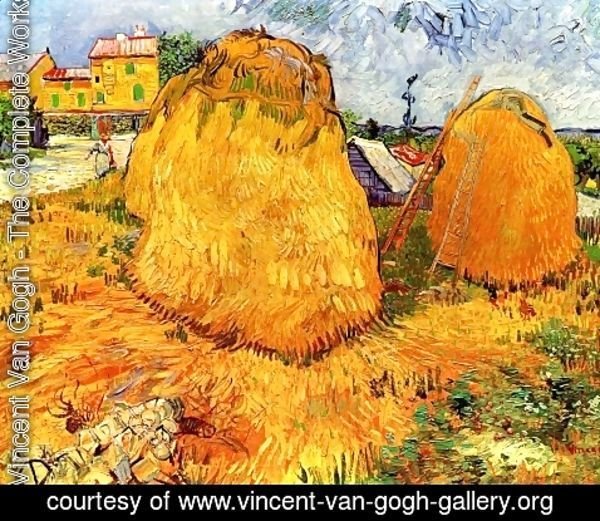 Vincent Van Gogh - Haystacks In Provence