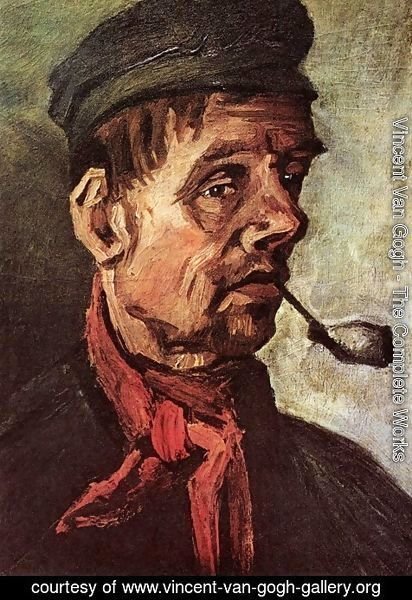 Vincent Van Gogh - Head Of A Peasant With A Pipe