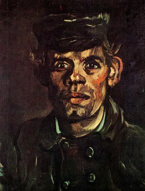 Vincent Van Gogh - Head Of A Young Peasant In A Peaked Cap