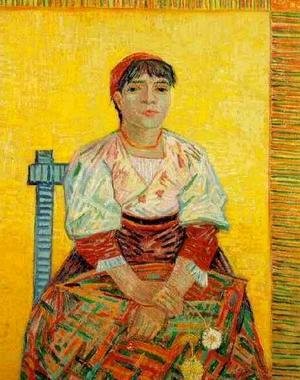 Vincent Van Gogh - Italian Woman (Agostina Segatori?)