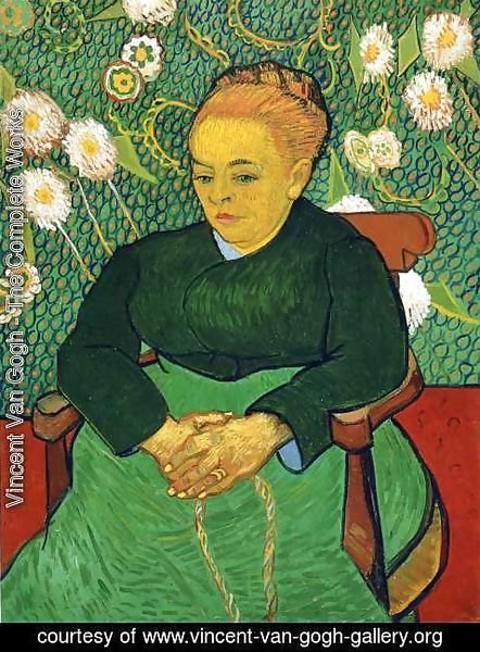 Vincent Van Gogh - La Berceuse (Augustine Roulin) VI
