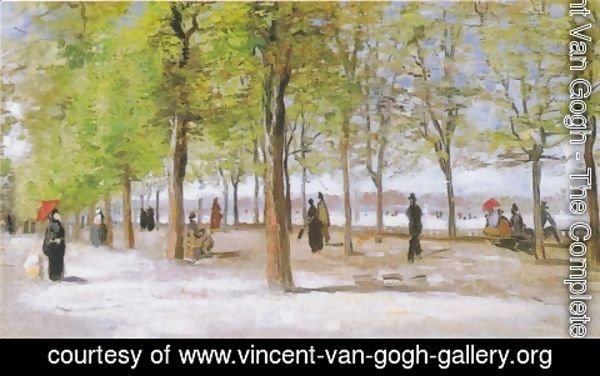 Vincent Van Gogh - Lane At The Jardin Du Luxembourg