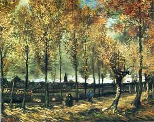 Vincent Van Gogh - Lane With Poplars