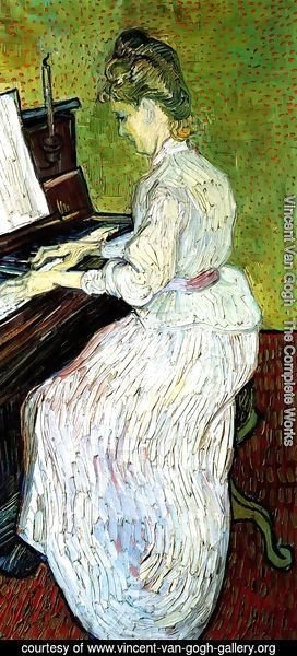 Vincent Van Gogh - Marguerite Gachet At The Piano