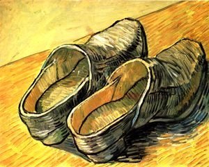 Vincent Van Gogh - Pair Of Leather Clogs A