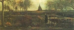 Vincent Van Gogh - The Parsonage Garden At Nuenen