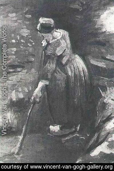 Vincent Van Gogh - Peasant Woman Raking