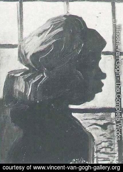 Vincent Van Gogh - Peasant Woman Seen Against The Window