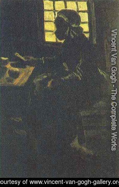 Vincent Van Gogh - Peasant Woman Taking Her Meal