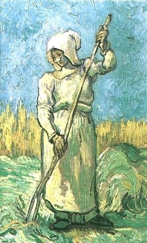 Vincent Van Gogh - Peasant Woman With A Rake (after Millet)