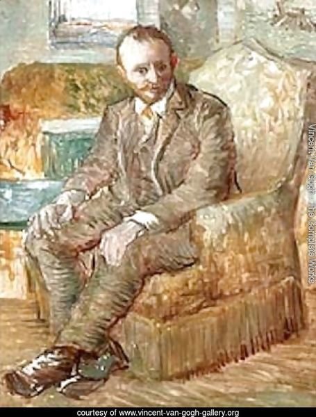 Portrait Of The Art Dealer Alexander Reid Sitting In An Easy Chair
