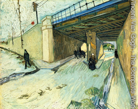 Vincent Van Gogh - The Railway Bridge Over Avenue Montmajour Arles