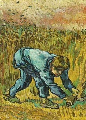 Vincent Van Gogh - Reaper With Sickle (after Millet)
