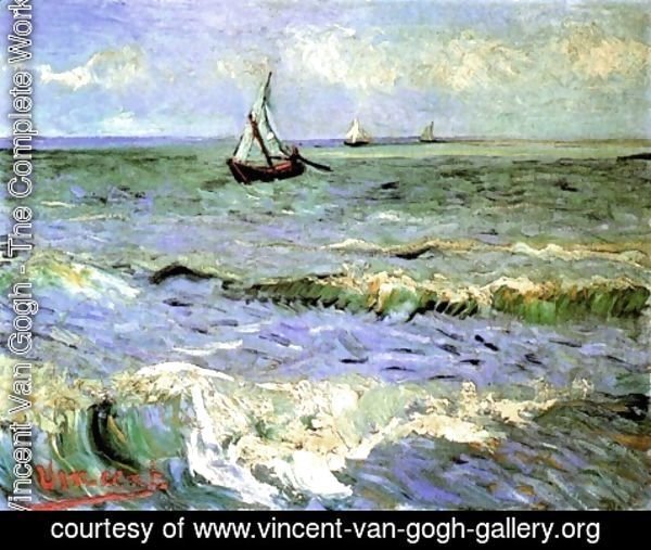 Vincent Van Gogh - Seascape At Saintes Maries II