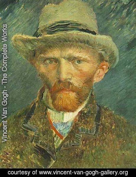 Vincent Van Gogh - Self Portrait With Grey Felt Hat