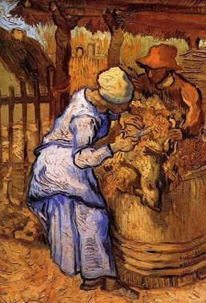 Vincent Van Gogh - Sheep Shearers The (after Millet)